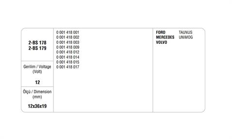 12V MARŞ KÖMÜRÜ ALFKB (4 AD)