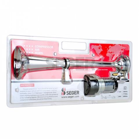 SEGER 24V HAVALI KORNA TEKLİ KROM (MARİN) (KOMPRESÖRLÜ)