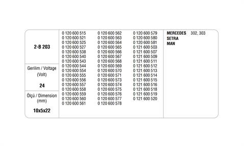 MEGA ALTERNATÖR KÖMÜRÜ BOSCH TİPİ 302 EM (2 AD)