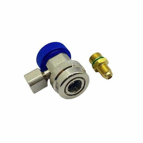 ARAÇ KLİMA GAZI DOLUM VANASI-JAKI ALÇAK BASINÇ (MAVİ) R134A