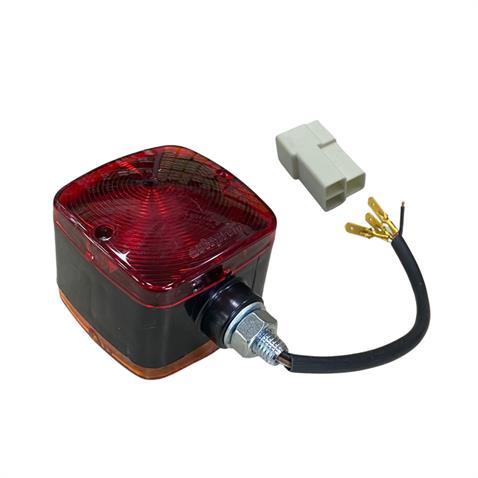 PARK-SİNYAL LAMBASI SARI-KIRMIZI (ÇİFT TARAFLI) (80*80 MM) KOMATSU FORKLİFT ****