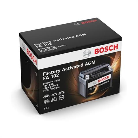 BOSCH 12V 8 AH MOTOSİKLET AKÜSÜ AGM 135 A (EN) (150*87*105) (YTX9-BS)