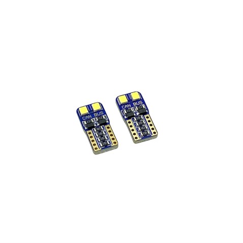 12V DİPSİZ AMPUL T10 (4 LEDLİ) BEYAZ CANBUS (2 AD)