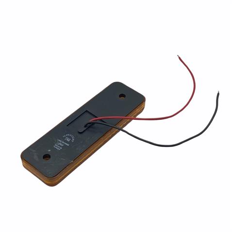 24V YAN SİNYAL LAMBASI DORSE SİDE MARKER SARI (4 LEDLİ) (98*32 MM)