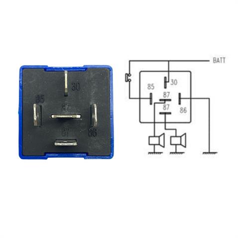 SANEL 12V TİTREYEN KORNA RÖLESİ 5 UÇLU (85-30-86-87-87)