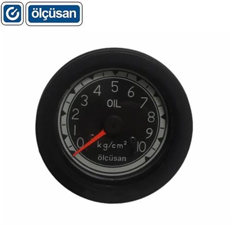 ÖLÇÜSAN YAĞ SAATİ 10 BAR MEKANİK (REKORLU BORULU TİP) (52 MM)