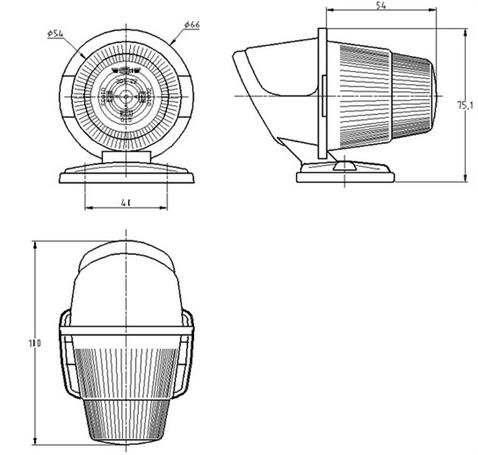 SIM TEPE LAMBASI BEYAZ (40 * 75)