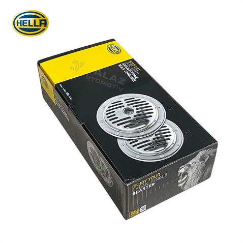 HELLA 12V DİDİT KORNA SÜPERTON 300/400 HZ (KROM) (TAKIM)