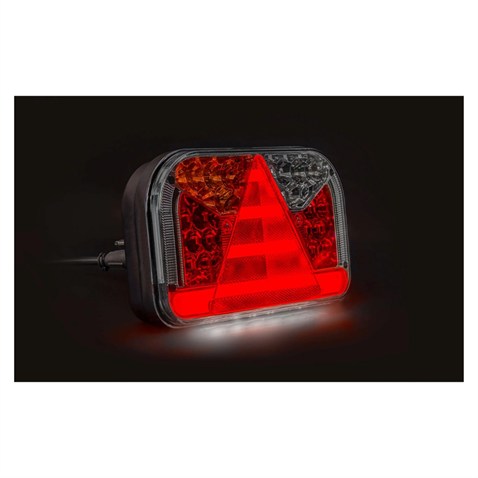 FRISTOM 10V-30V STOP LAMBASI (NEON LEDLİ) (7 FONKSİYONLU) (241*140*44 MM) E9
