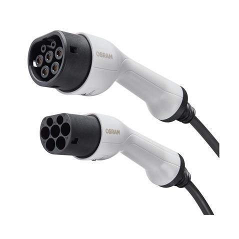 OSRAM 480V AC ELEKTRİKLİ ARAÇ ŞARJ KABLOSU TİP2 (3 FAZLI) (32 A) (22000W) (5 MT)
