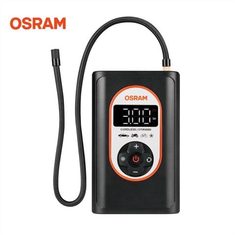 OSRAM LASTİK ŞİŞİRME HAVA KOMPESÖRÜ 120W (0-120 PSI / 0-8.3 BAR / 3.5 DK) (DİJİTAL) (ŞARJLI)
