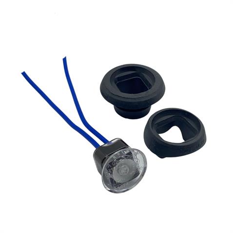 FRISTOM 12V-24V GÖZ-AYNA ALTI-GÜNDÜZ SÜRÜŞ LAMBASI LED MAVİ (ÇAP:20 MM) E9