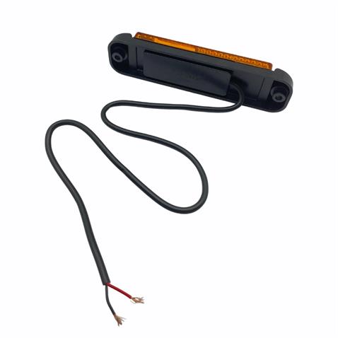 12V-24V YAN SİNYAL LAMBASI (SİDE MARKER) LEDLİ SARI KRONE TİP DORSE (130*32 MM)