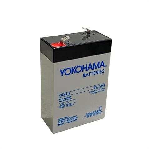 YOKOHAMA 6V 2.8 AH AKÜ KURU TİP (66*33*97) (0,6 KG)