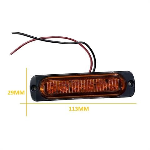 12V-24V LED ÇAKAR LAMBA TEK SIRA SARI (113*29 MM)