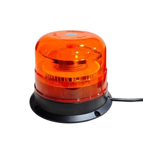 WOLFRAM 12V-24V ÇAKAR TEPE LAMBA 48 LEDLİ 10 FONKSİYONLU MIKNATISLI VAKUMLU ÇAKMAK FİŞLİ SARI E9