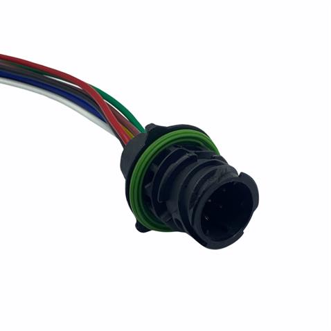 STOP SOKETİ 7 FİŞ (ERKEK) (KABLOLU) (DÜZ TİP) MAN-MERCEDES 