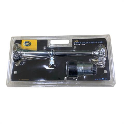 HELLA 12V HAVALI KORNA TEKLİ KROM (MARİN) (KOMPRESÖRLÜ)