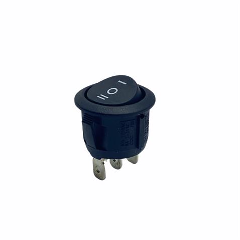 TUŞLU ANAHTAR YUVARLAK (20 MM) (3 FİŞ) (ON-OFF-ON)