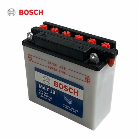 BOSCH 12V 6 AH MOTOSİKLET AKÜSÜ 55 A (EN) (136*61*131) (M4 F19) (12N5.5-3B)