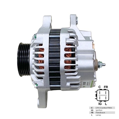12V ALTERNATÖR DİNAMO 80 A (C-IG-FR-L) (4 FİŞ) HONDA CITY/CIVIC/JAZZ