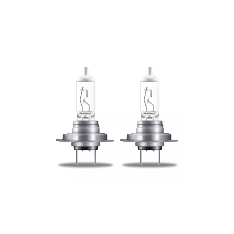 OSRAM 12V H7 AMPUL 55W +%100 PARLAK IŞIK +130 METRE FAZLA GÖRÜŞ NIGHT BREKE SILVER (2 AD)