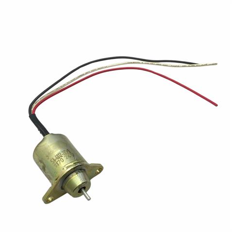 24V STOP SELENOİDİ (KAYIK KULAK) (KÜÇÜK TİP) (DÜZ MİL 12 MM) HYUNDAI