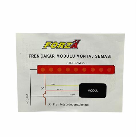 LED FREN ÇAKAR MODÜLÜ F1 (2 SANİYE)