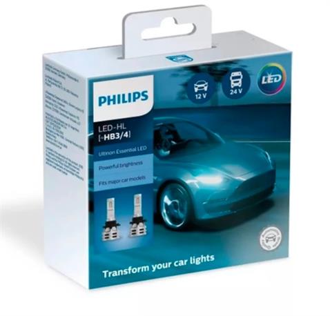 PHILIPS 12V-24V HB3-HB4 CSP LED XENON FAR AMPUL SETİ 6500K