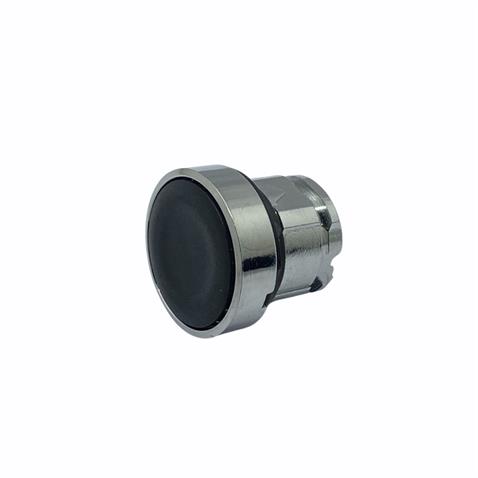 SCHNEIDER BUTON KAFASI (KROM ÇERÇEVELİ SİYAH) (22 MM)