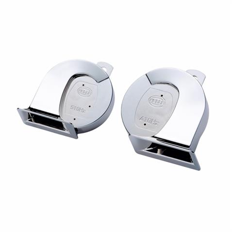 HELLA 12V DADAT KORNA 60W 112 dB 410/510 HZ (2 FİŞLİ) (KROM KAPLAMA) TAKIM TE30