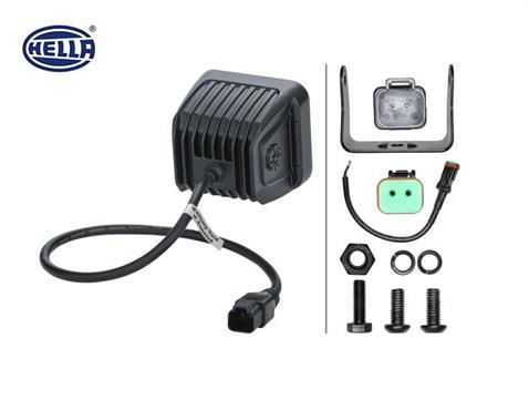 HELLA 10V-30V OFF-ROAD LAMBA 40W 5700K 3000 LÜMEN (UZUN MESAFE) (4 LEDLİ) (81*75*68  MM) (2 AD)