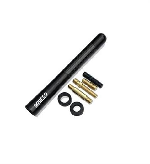 ANTEN ÇUBUĞU SİYAH (SPARCO) UNIVERSAL (12 CM)
