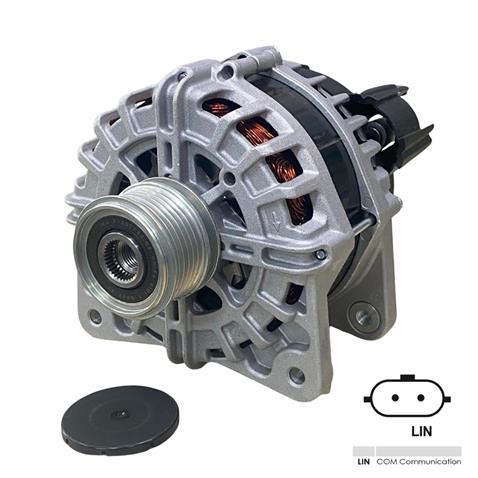 12V ALTERNATÖR DİNAMO 180 A (LIN) DACIA DOKKER/DUSTER/LOGAN-RENAULT CAPTUR/CLIO/KADJAR/MEGANE