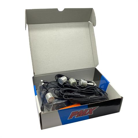 PARK SENSÖRÜ SES İKAZLI+OVAL GÖSTERGELİ (SES AYARLI) (18.5 MM) GRİ