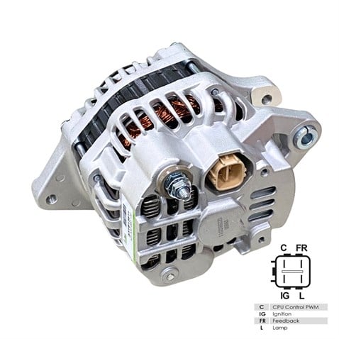 12V ALTERNATÖR DİNAMO 80 A (C-IG-FR-L) (4 FİŞ) HONDA CITY/CIVIC/JAZZ