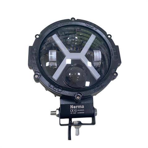 9V-32V OFF-ROAD ÇALIŞMA LAMBASI YUVARLAK (4 LEDLİ) (162*172 MM) E9