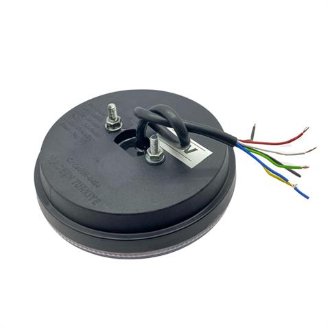 12V-24V STOP LAMBASI YUVARLAK (NEON LEDLİ) (5 FONKSİYONLU) (KIRMIZI-BEYAZ-SARI (140*50 MM)