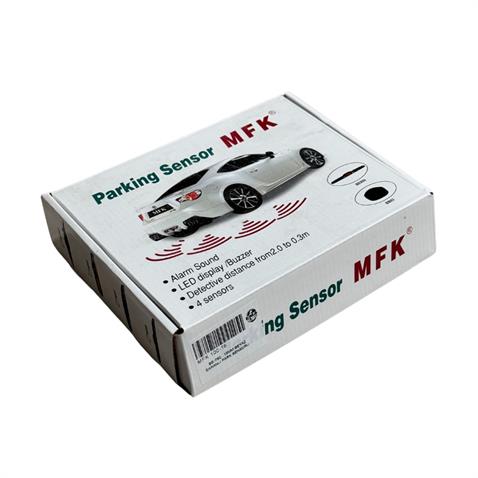 PARK SENSÖRÜ SES İKAZLI+OVAL GÖSTERGELİ B750 (SES AYARLI) (18.5 MM) BEYAZ