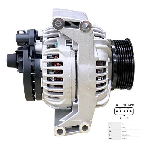 BOSCH 24V ALTERNATÖR DİNAMO 80A (W-L-15-S-DFM) DAF CF85/XF105 EURO5