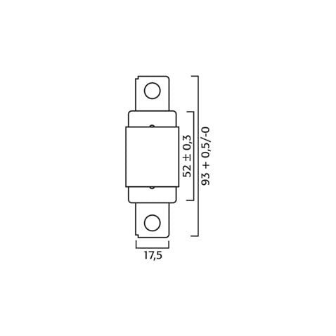 PEC 500V SİGORTA 175 A (93*30 MM) ELEKTRİKLİ ARAÇ (EV) OEM
