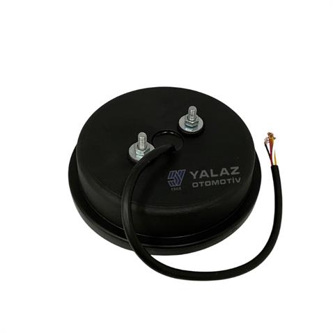12V STOP LAMBASI LEDLİ (PARK-FREN-SİNYAL) (YUVARLAK) (140 MM)