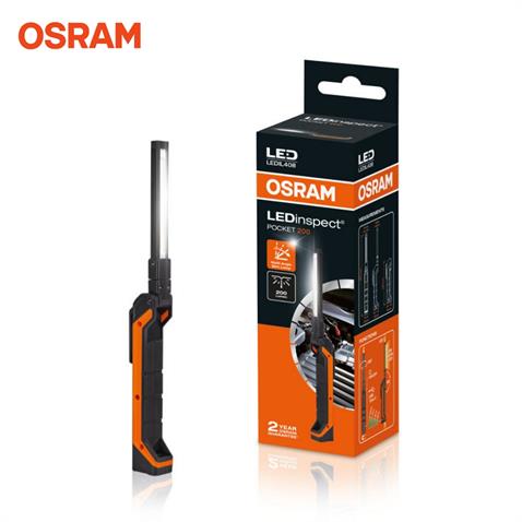 OSRAM EL FENERİ 2.96W COB LEDLİ(3 FONKSİYONLU) (ŞARJLI-MIKNATISLI-ASKILI) 200 LÜMEN 6500K