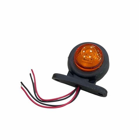 12V-24V TAKOZ LAMBASI MİNİ SARI-KIRMIZI (3 LEDLİ) (57*50 MM)