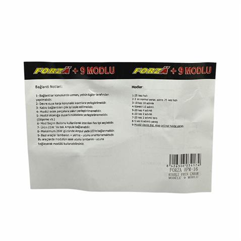 LED FREN ÇAKAR MODÜLÜ F1 (9 MODLU)