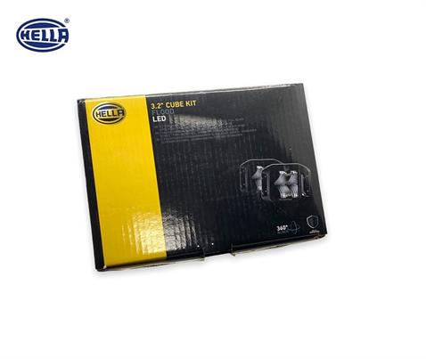 HELLA 10V-30V ÇALIŞMA LAMBASI (OFF-ROAD LAMBA) GÖMME TİP 40W 5700K 3000 LÜMEN (4 LEDLİ) (2 AD)