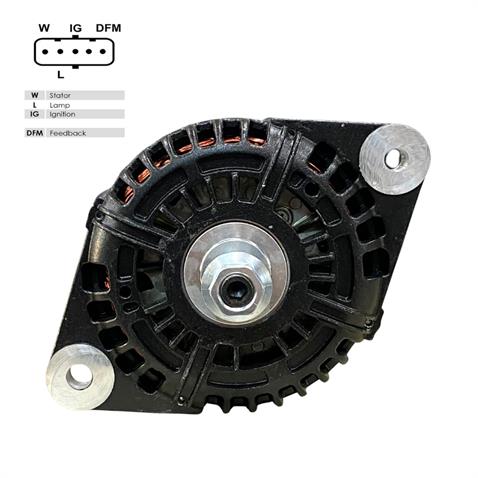 24V ALTERNATÖR DİNAMO PRESTOLITE TİPİ 120 A (5 FİŞ SOKETLİ) (W-L-IG-.-DFM) NEW HOLLAND