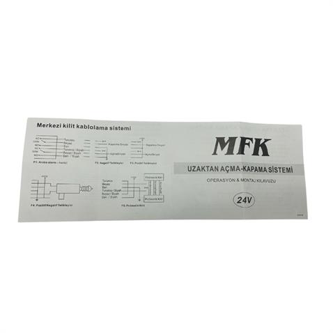 24V UZAKTAN KUMANDA (2 TUŞLU)