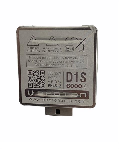 PHOTON 12V-85V XENON AMPUL D1S 35W +%50 FAZLA IŞIK 6000K