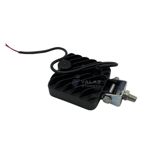 10V-48V OFF-ROAD MOTOSİKLET LAMBA BEYAZ KARE (9 X 3W POWER LEDLİ) (83*83 MM)